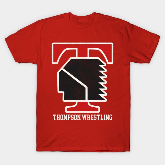 Thompson Wrestling T-Shirt by darklordpug